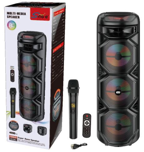 اسپیکر zqs8301 میکروفون بی سیم